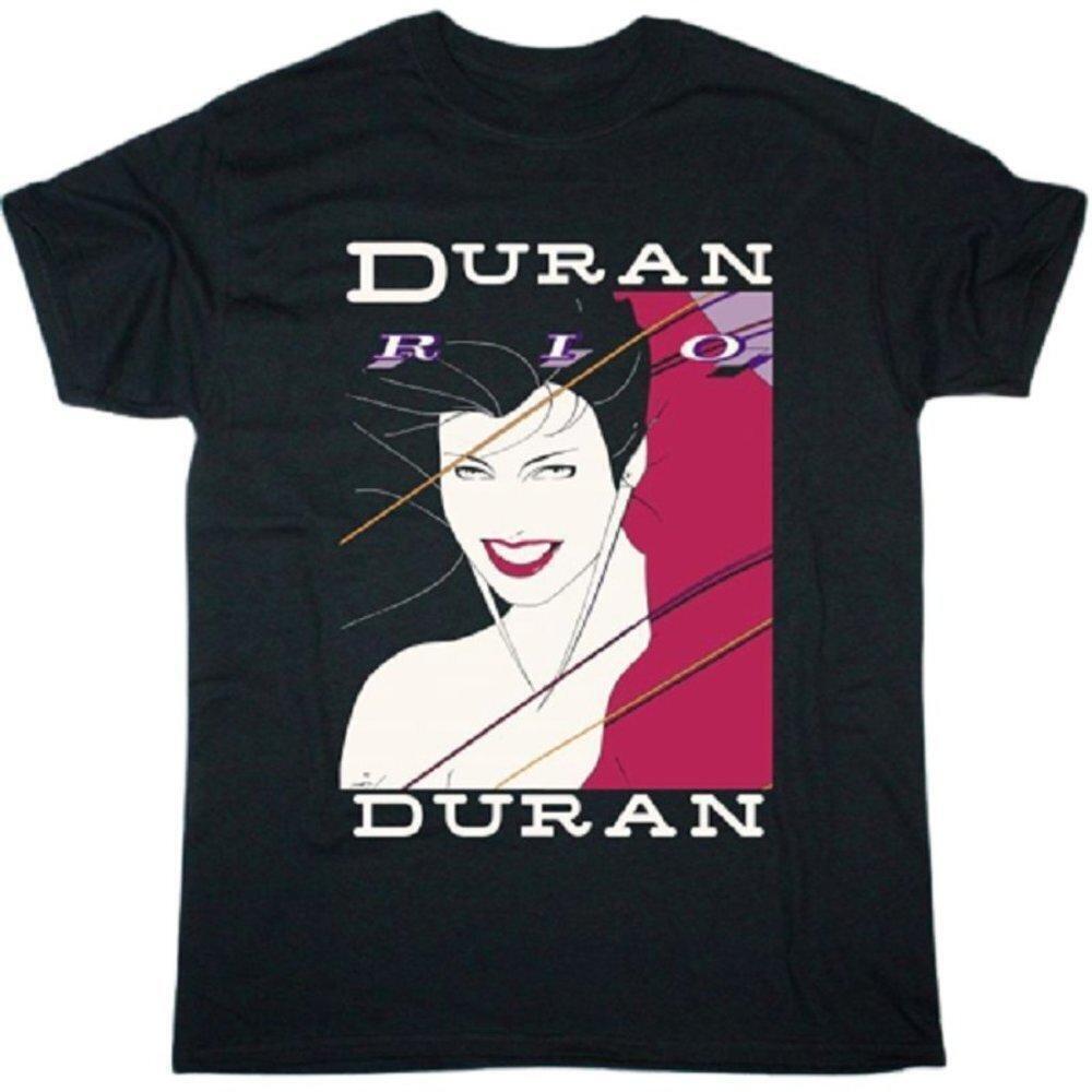 Duran Duran Rio Black Retro 80s Classic Music Fan Graphic Unisex T Shirt